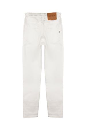 White cotton denim jeans DONDUP KIDS | BP217BS0030BPTDBD000